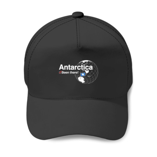 Discover i've been there flag of antarctica Baseball Caps