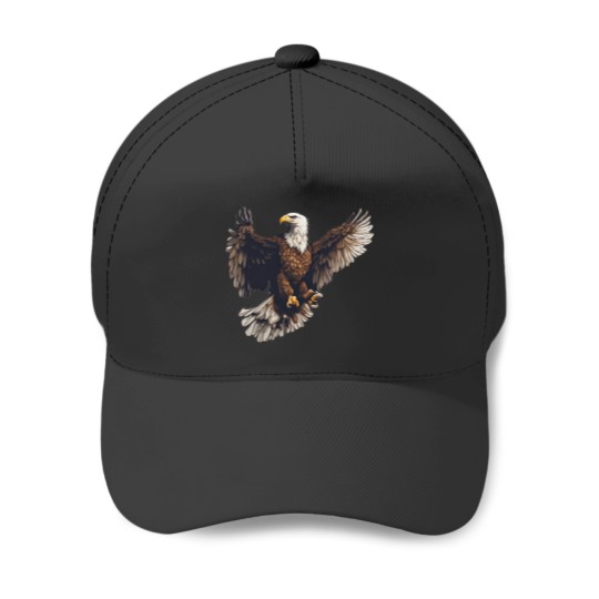 Discover Eagle Soar High Baseball Caps