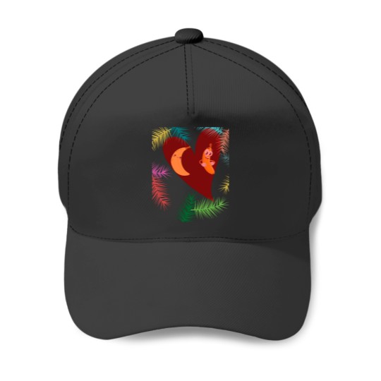 Discover funny bananas savannah heart Baseball Caps