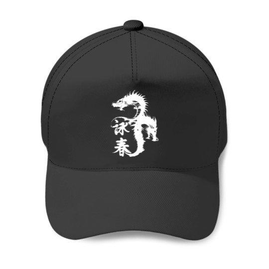 Discover Wing chun white dragons 3 of 6 Baseball Caps
