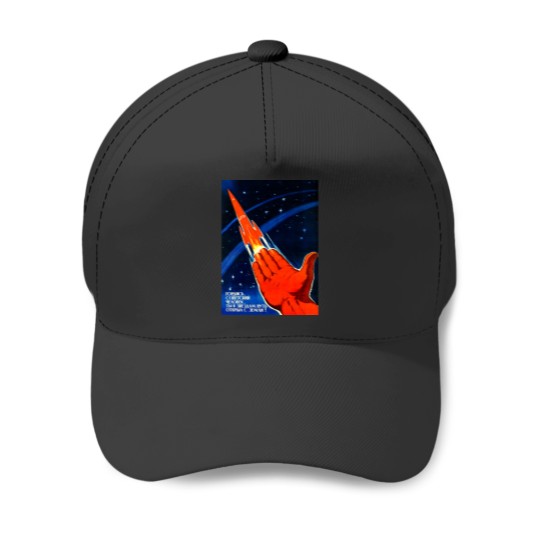 Discover vintage space poster [HQ-quality1 Baseball Caps