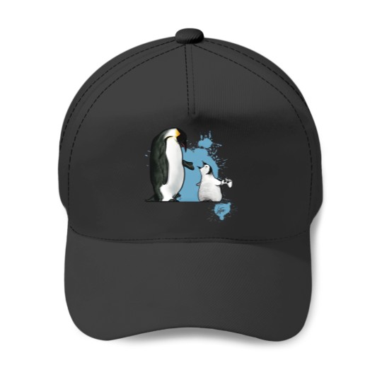 Discover Penguin Gamer Chick Baseball Caps
