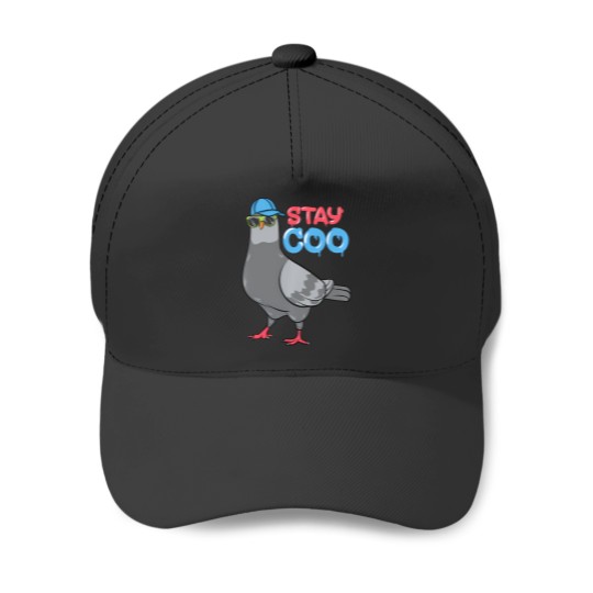 Discover bird birding pigeons birds cool kids funny pigeon stay coo pullover Baseball Caps