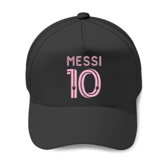 Discover Lionel Messi Inter Black Pink Unofficial Merch Baseball Caps