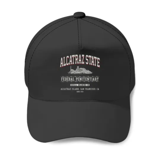 Discover ALCATRAZ STATE Baseball Caps