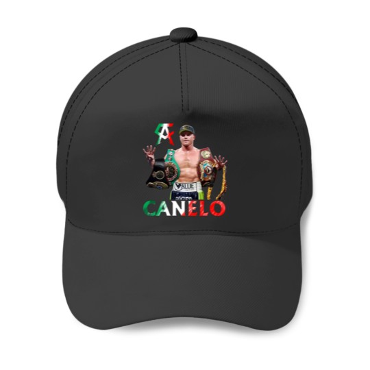 Discover boxing king Canelo Alvarez the winner Baseball Caps