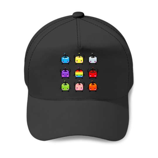 Discover Stardew Valley Pastel Junimos - Color Baseball Caps