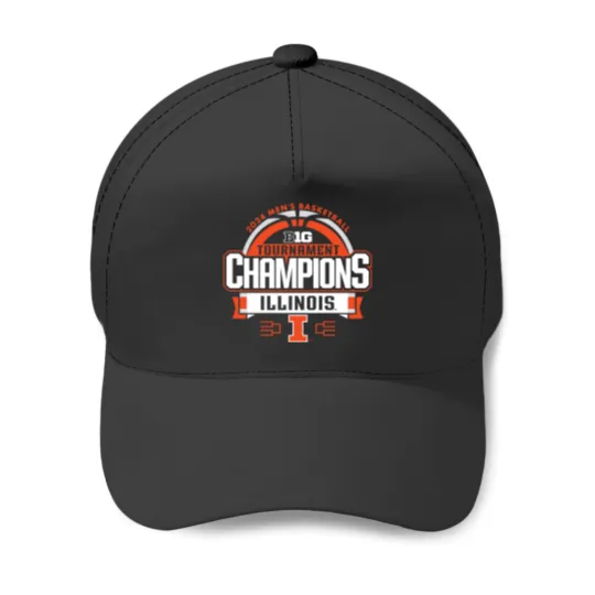 Discover Illinois Fighting Illini Big Ten Champs 2024 Mens Basketball Gifts  Baseball Caps