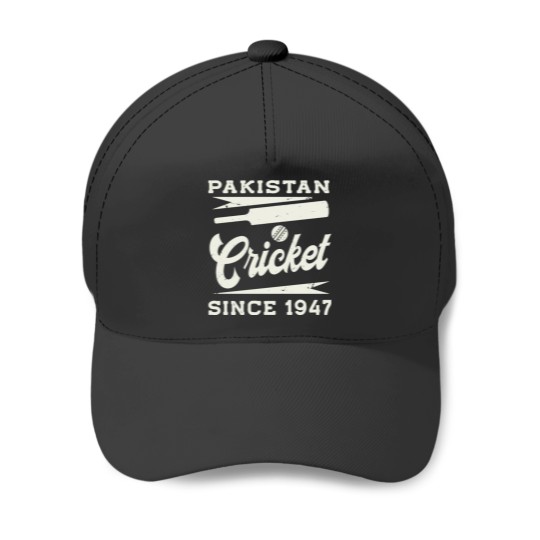 Discover Vintage Pakistan Cricket Since 1947 Baseball Caps