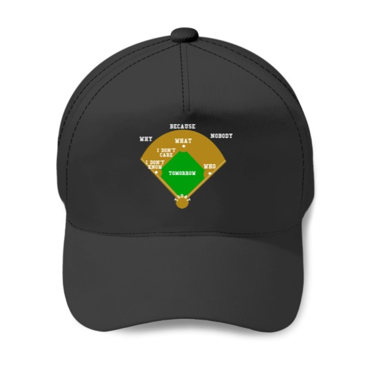 Discover Who's On First (1) Baseball Caps