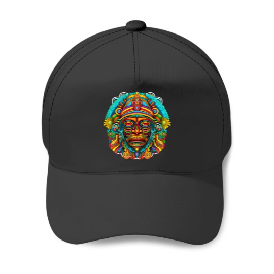 Discover Olmec Priest ing Ancient Mysteries Baseball Caps