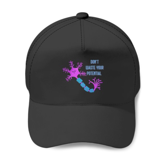 Discover Don_t waste your potential,  neuron motivation Baseball Caps