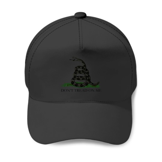 Discover Gadsden Flag DONT TREAD ON ME T Shirt Gasden Culpeper Coil Snake Don't Tread On Me Patriotic USA Baseball Caps