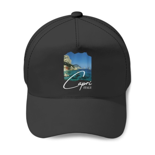 Discover Capri Island Souvenir Baseball Caps