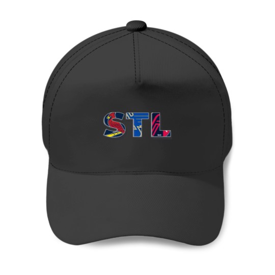 Discover St. Louis Sports Teams STL Design Baseball Caps