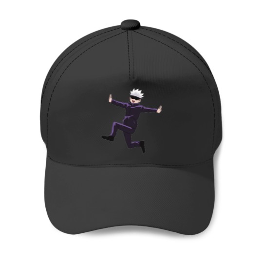 Discover Gojo Satoru Flower Field Scene Baseball Caps
