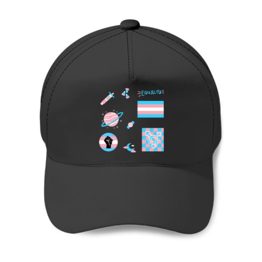 Discover Transgender Pride Flag - Lgbtq Queer Multipack Baseball Caps