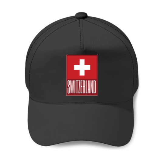 Discover Switzerland Country Symbol Baseball Caps