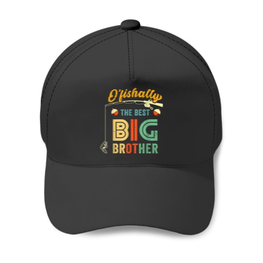 Discover Ofishally The Best Big Brother Cute Boys Fishing  Kids 3863 Baseball Caps