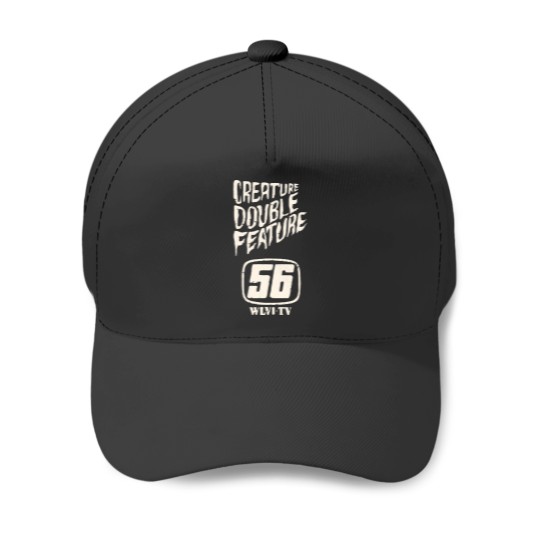 Discover Creature Double Feature 70s Horror WLVI 56 Bosto Baseball Caps