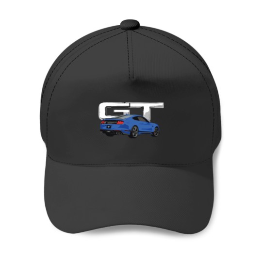 Discover Mustang Mach 1 GT 5.0 velocity Blue Baseball Caps
