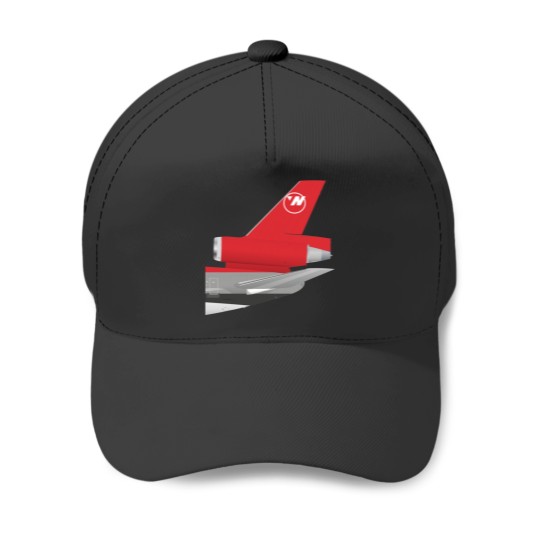 Discover Wings In Uniform - DC-10 - Northwest Airlines - 80's Mouse Pad Baseball Caps
