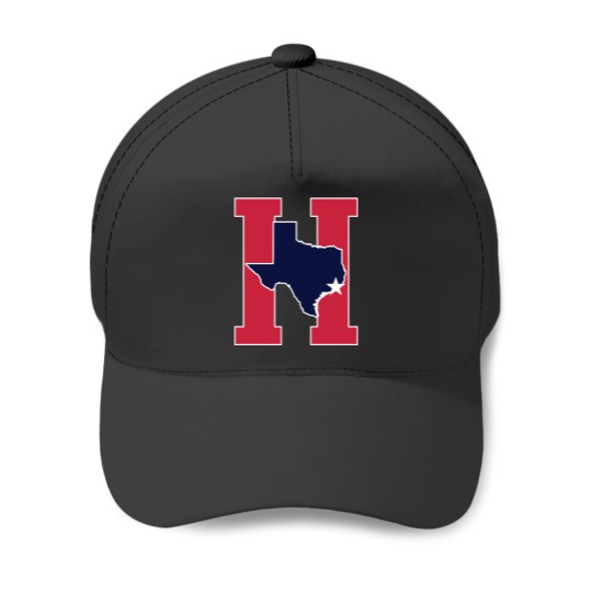 Discover Houston Texas H-Town (RedBlue) Baseball Caps