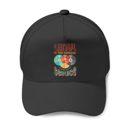 Discover Vinyl Is The Original Streaming Service Vinyl Record Baseball Caps