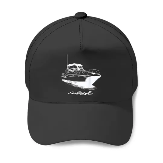 Discover sea ray sundancer 32 on back Baseball Caps