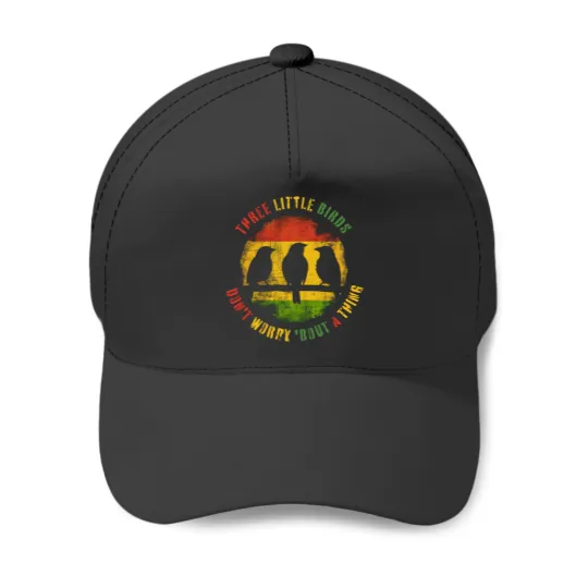 Discover Three Little Birds - Reggae Premium Baseball Caps