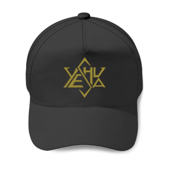 Discover Yeshua HaMashiach Super Star Tetrahedron of David Baseball Caps