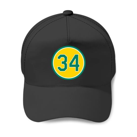 Discover Rollie Fingers 34 Jersey Number Baseball Caps