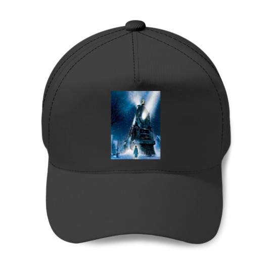 Discover A train to the North Pole Baseball Caps