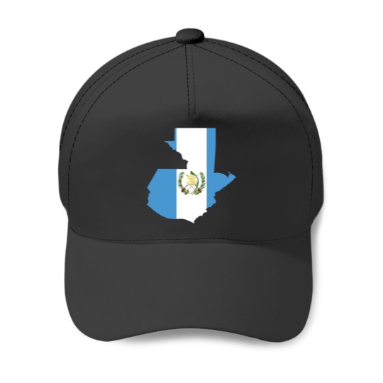 Discover Guatemala Flag Map Baseball Caps