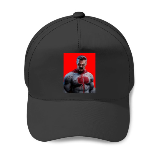 Discover Bloody Omni Man Baseball Caps