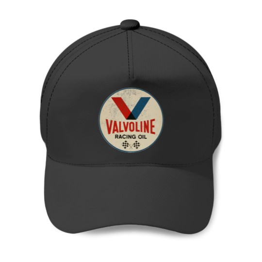 Discover Valvoline Racing Sign Baseball Caps