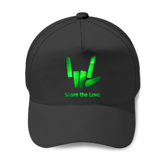 Discover Share The Love Green Galaxy Logo Baseball Cap