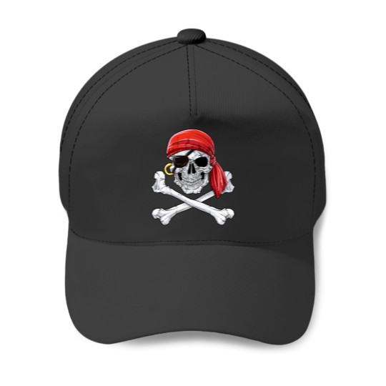Discover Jolly Roger T  Skull  Crossbones Pirate Flag Baseball Caps