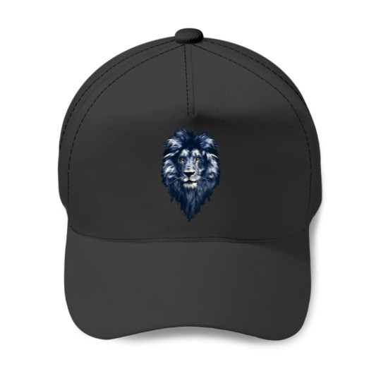 Discover the blue lion Sticker Baseball Caps