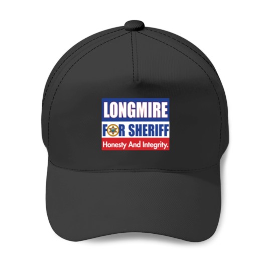 Discover Longmire For Sheriff Sign Sticker Baseball Caps