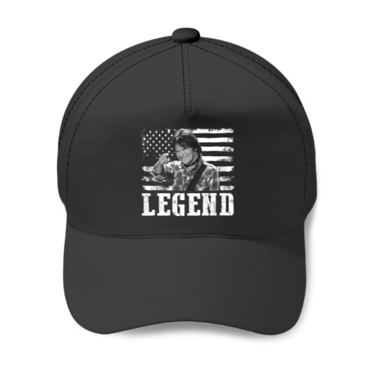 Discover Distressed American Flag John Fogerty Music Legend EvilDead Baseball Caps