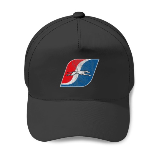 Discover Greyhound Vintage Bus Line Baseball Caps