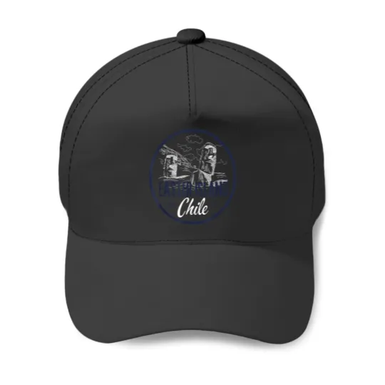 Discover Easter Island Rapa Nui Chile Distressed Souvenir Baseball Caps