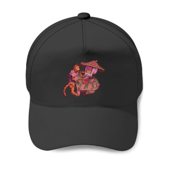 Discover Stray cat game Baseball Caps