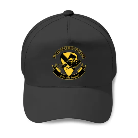 Discover 1st Air Cavalry Division Air Cav - Live The Legend Baseball Caps