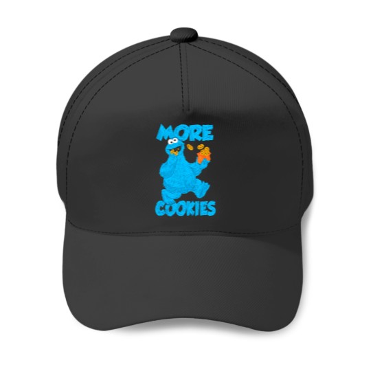 Discover street cookie monster more cookies Baseball Caps