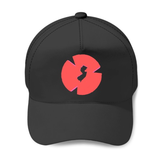 Discover New Jersey Pork Roll Slice Ham Baseball Caps