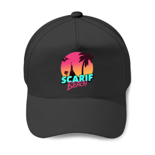 Discover Scarif Beach Sticker Baseball Caps