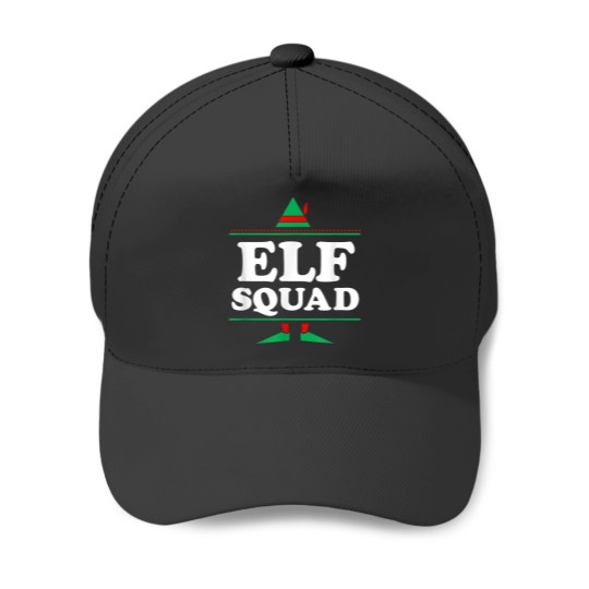 Discover Christmas Elf Squad Holiday Family Group Matching S Baseball Caps