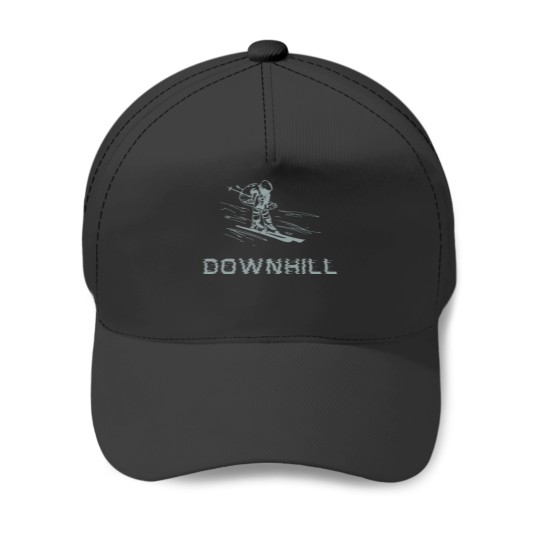 Discover Downhill - skiing the limits. Baseball Caps